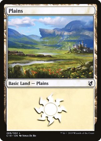 Plains (289) [Commander 2019] | Cracking-Singles