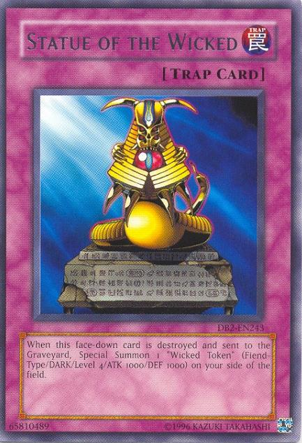Statue of the Wicked [DB2-EN243] Rare | Cracking-Singles