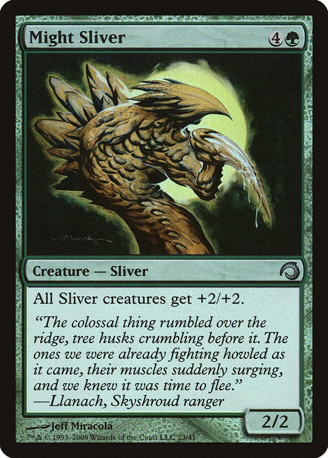 Might Sliver [Premium Deck Series: Slivers] | Cracking-Singles