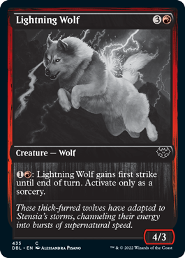 Lightning Wolf [Innistrad: Double Feature] | Cracking-Singles