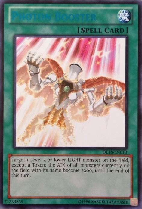 Photon Booster (Blue) [DL18-EN013] Rare | Cracking-Singles