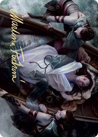 Return Upon the Tide Art Card (Gold-Stamped Signature) [Kaldheim: Art Series] | Cracking-Singles
