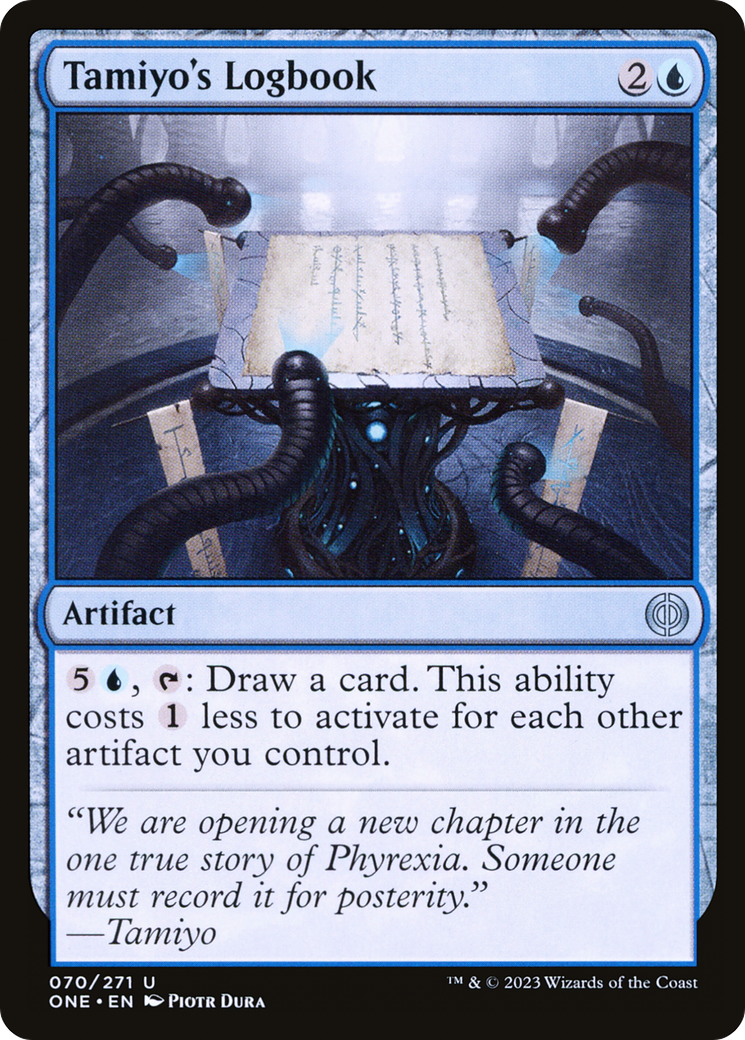 Tamiyo's Logbook [Phyrexia: All Will Be One] | Cracking-Singles