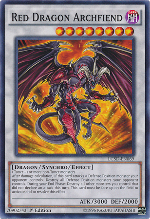 Red Dragon Archfiend [LC5D-EN069] Common | Cracking-Singles