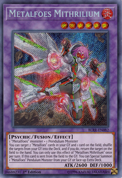Metalfoes Mithrilium [BLRR-EN082] Secret Rare | Cracking-Singles