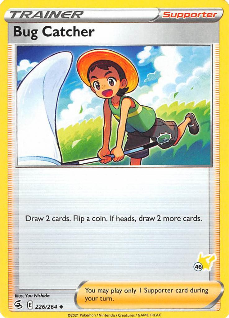 Bug Catcher (226/264) (Pikachu Stamp #46) [Battle Academy 2022] | Cracking-Singles