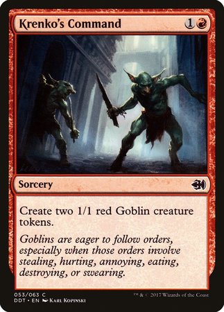 Krenko's Command [Duel Decks: Merfolk vs. Goblins] | Cracking-Singles