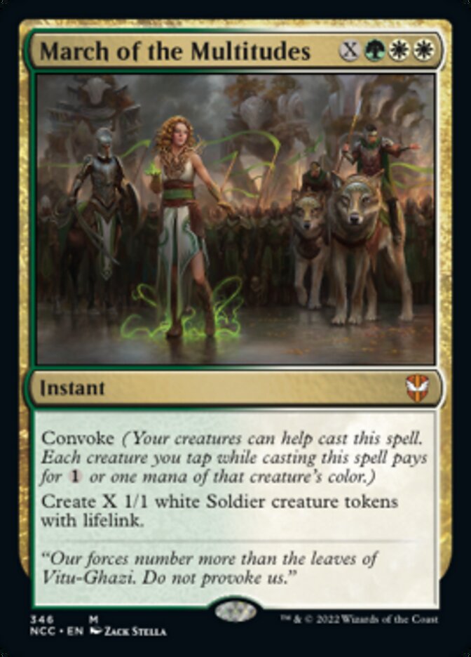March of the Multitudes [Streets of New Capenna Commander] | Cracking-Singles
