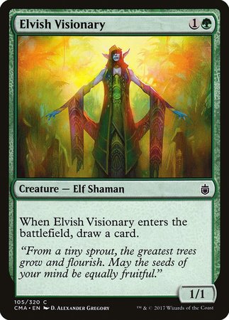 Elvish Visionary [Commander Anthology] | Cracking-Singles