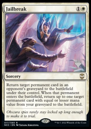 Jailbreak (Promo Pack) [Streets of New Capenna Commander Promos] | Cracking-Singles