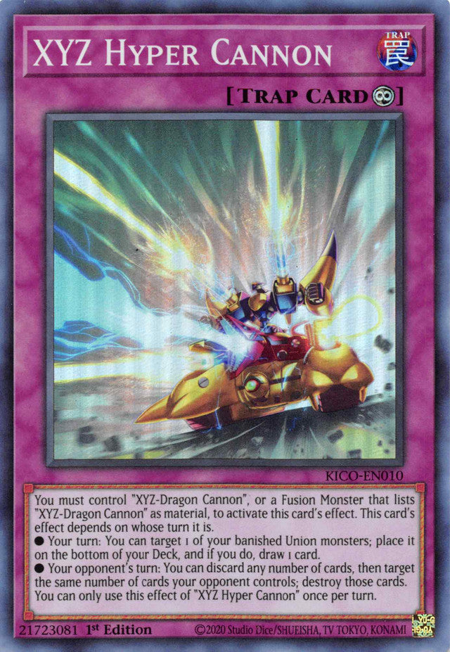 XYZ Hyper Cannon (Super Rare) [KICO-EN010] Super Rare | Cracking-Singles