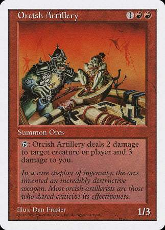 Orcish Artillery [Fifth Edition] | Cracking-Singles