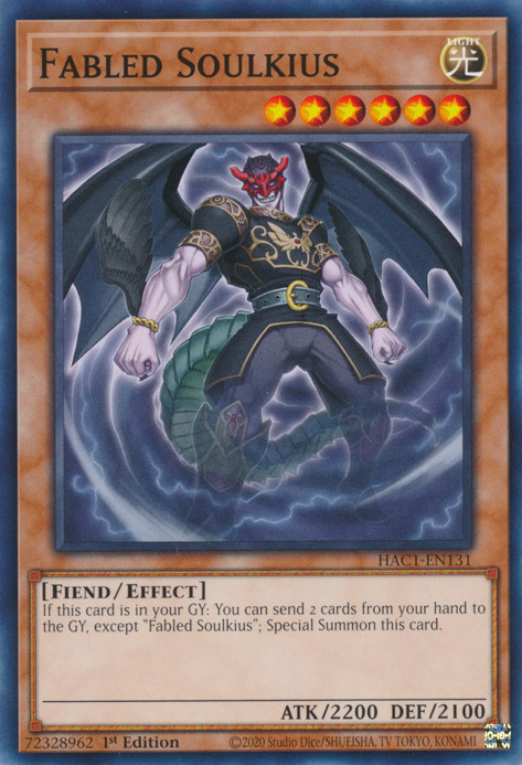 Fabled Soulkius [HAC1-EN131] Common | Cracking-Singles