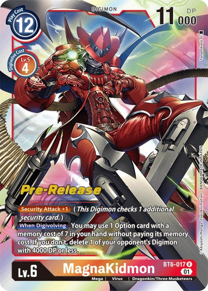 MagnaKidmon [BT6-017] [Double Diamond Pre-Release Cards] | Cracking-Singles