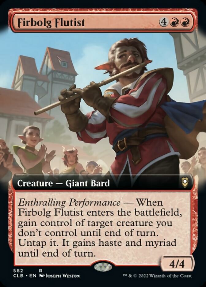 Firbolg Flutist (Extended Art) [Commander Legends: Battle for Baldur's Gate] | Cracking-Singles