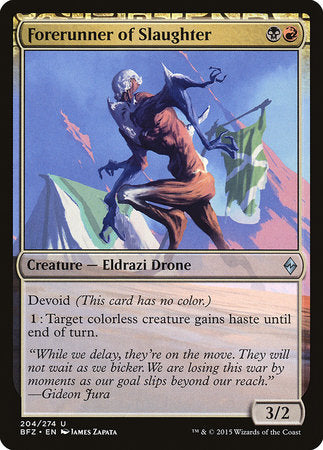 Forerunner of Slaughter [Battle for Zendikar] | Cracking-Singles