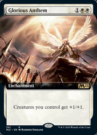 Glorious Anthem (Extended Art) [Core Set 2021] | Cracking-Singles