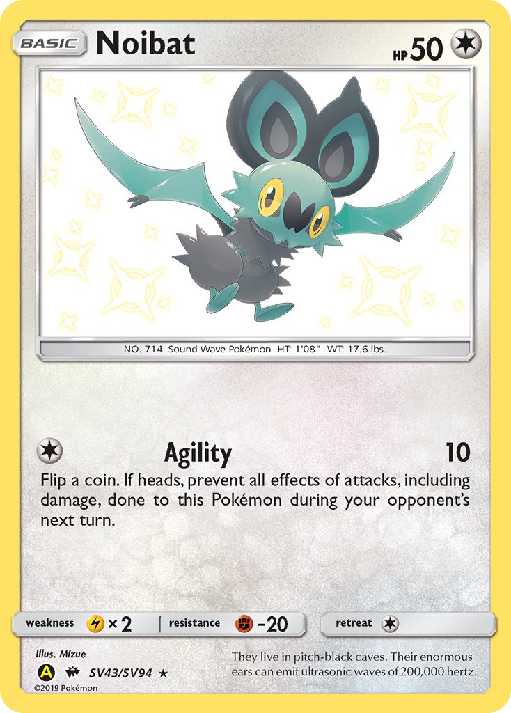 Noibat (SV43/SV94) [Sun & Moon: Hidden Fates - Shiny Vault] | Cracking-Singles