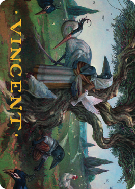 Kindred Discovery Art Card (Gold-Stamped Signature) [Commander Legends: Battle for Baldur's Gate Art Series] | Cracking-Singles
