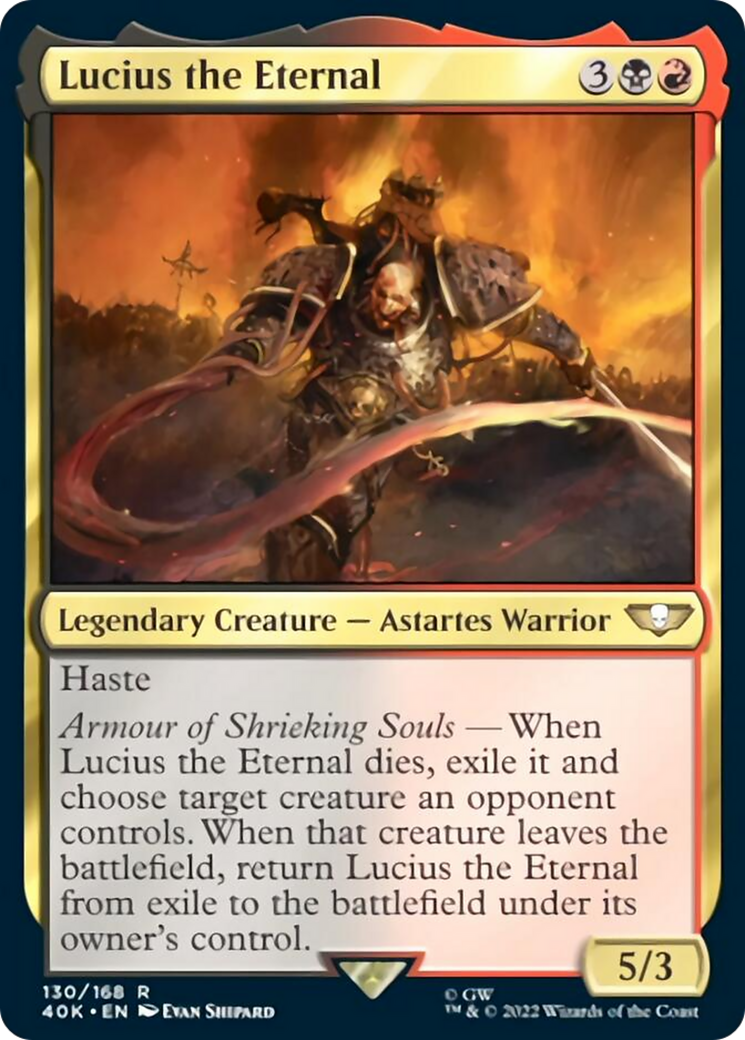 Lucius the Eternal [Universes Beyond: Warhammer 40,000] | Cracking-Singles