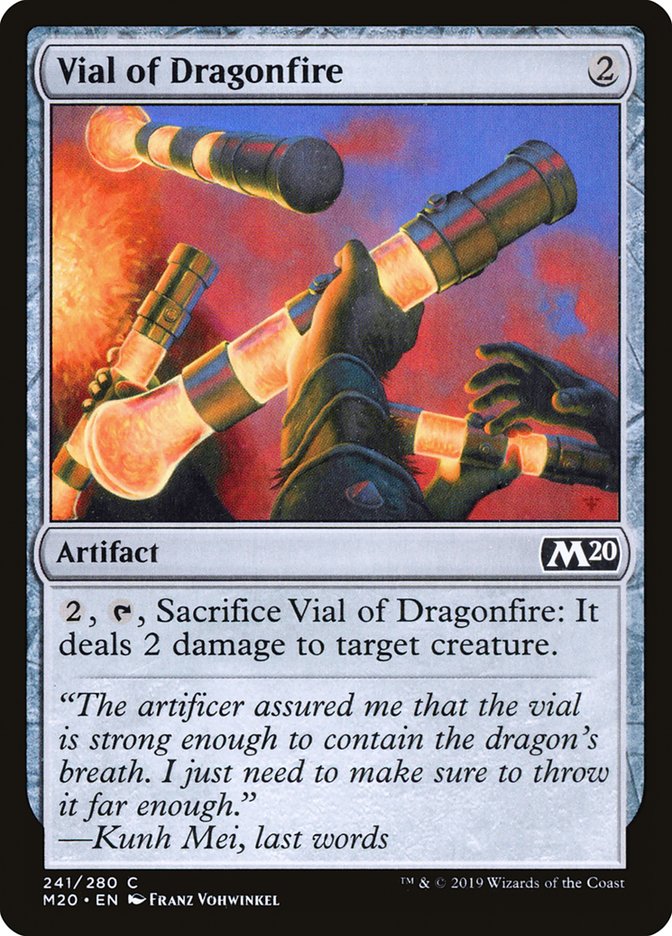 Vial of Dragonfire [Core Set 2020] | Cracking-Singles