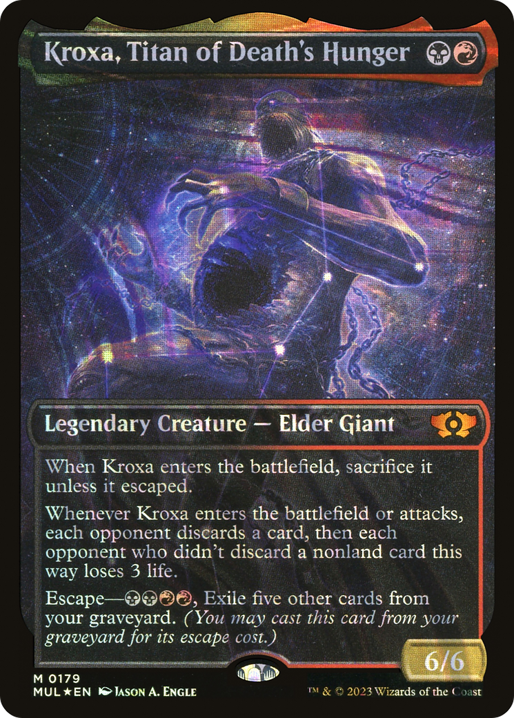 Kroxa, Titan of Death's Hunger (Halo Foil) [Multiverse Legends] | Cracking-Singles