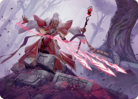 Magic Missile Art Card [Dungeons & Dragons: Adventures in the Forgotten Realms Art Series] | Cracking-Singles