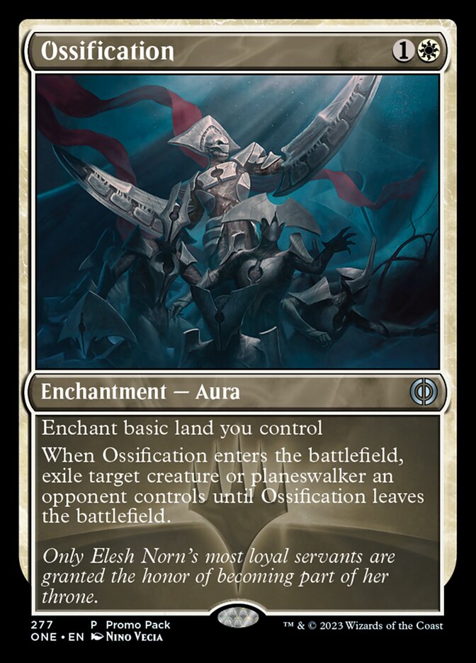 Ossification (Promo Pack) [Phyrexia: All Will Be One] | Cracking-Singles