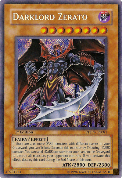 Darklord Zerato [PTDN-EN081] Secret Rare | Cracking-Singles
