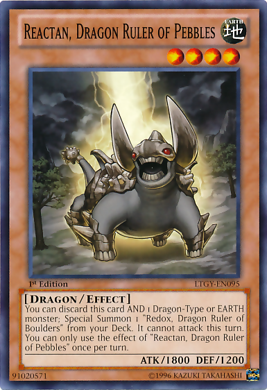 Reactan, Dragon Ruler of Pebbles [LTGY-EN095] Common | Cracking-Singles