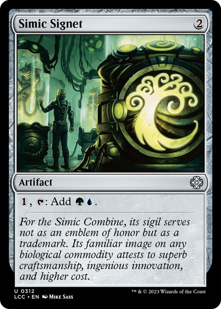 Simic Signet [The Lost Caverns of Ixalan Commander] | Cracking-Singles