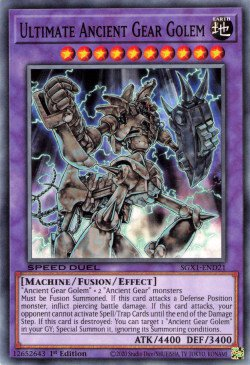 Ultimate Ancient Gear Golem [SGX1-END21] Common | Cracking-Singles