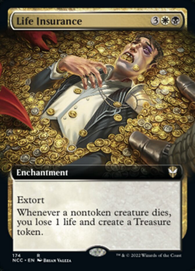 Life Insurance (Extended Art) [Streets of New Capenna Commander] | Cracking-Singles