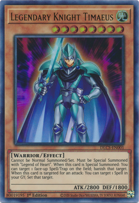 Legendary Knight Timaeus [DLCS-EN001] Ultra Rare | Cracking-Singles