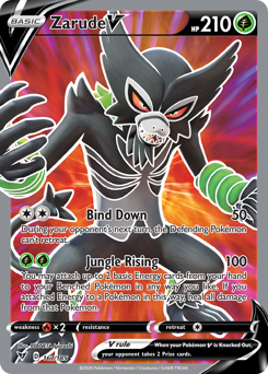 Zarude V (167/185) [Sword & Shield: Vivid Voltage] | Cracking-Singles