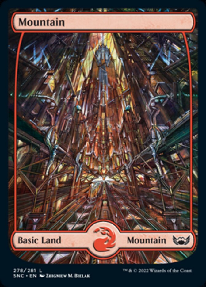 Mountain (278) [Streets of New Capenna] | Cracking-Singles