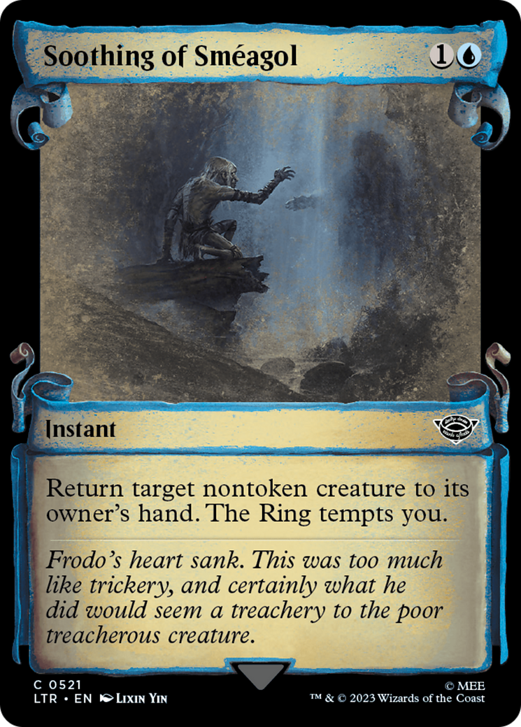 Soothing of Smeagol [The Lord of the Rings: Tales of Middle-Earth Showcase Scrolls] | Cracking-Singles