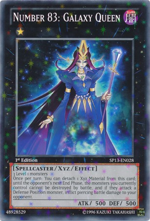 Number 83: Galaxy Queen [SP13-EN028] Starfoil Rare | Cracking-Singles