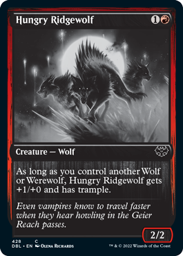 Hungry Ridgewolf [Innistrad: Double Feature] | Cracking-Singles