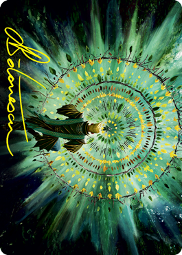 Verdant Mastery Art Card (Gold-Stamped Signature) [Strixhaven: School of Mages Art Series] | Cracking-Singles