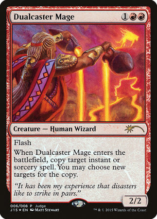 Dualcaster Mage [Judge Gift Cards 2015] | Cracking-Singles
