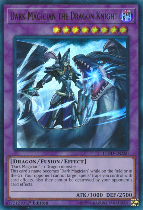 Dark Magician the Dragon Knight [LEDD-ENA00] Ultra Rare | Cracking-Singles