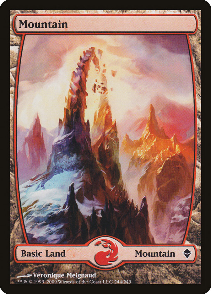 Mountain (244) [Zendikar] | Cracking-Singles