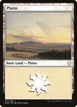 Plains (251) [Dominaria] | Cracking-Singles