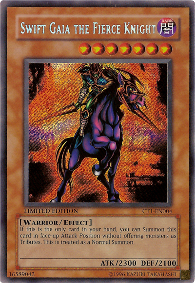 Swift Gaia the Fierce Knight [CT1-EN004] Secret Rare | Cracking-Singles