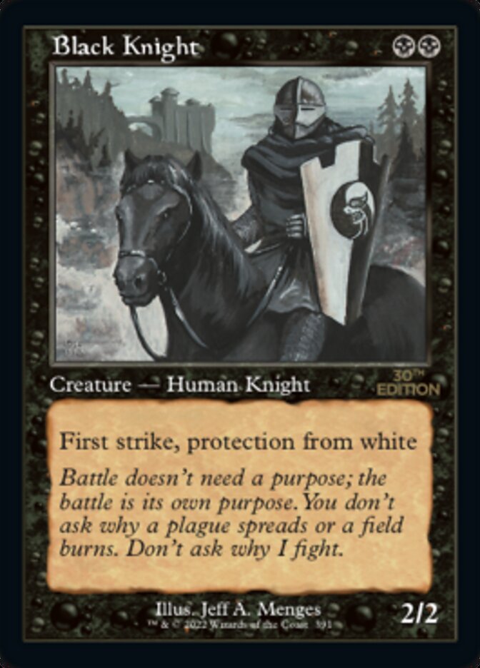 Black Knight (Retro) [30th Anniversary Edition] | Cracking-Singles