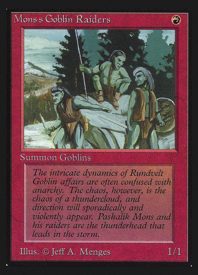 Mons's Goblin Raiders (IE) [Intl. Collectors’ Edition] | Cracking-Singles
