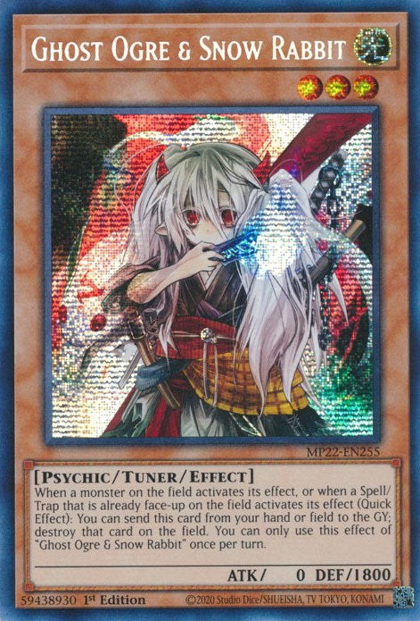 Ghost Ogre & Snow Rabbit [MP22-EN255] Prismatic Secret Rare | Cracking-Singles