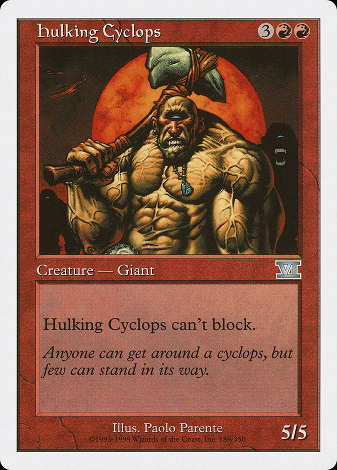Hulking Cyclops [Classic Sixth Edition] | Cracking-Singles