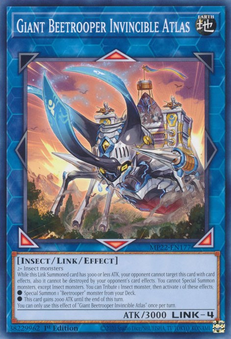 Giant Beetrooper Invincible Atlas [MP22-EN177] Common | Cracking-Singles